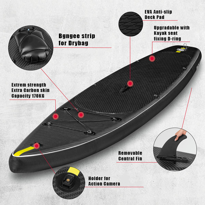 SUP (САП) ДОСКА MISHIMO CARBON DARKSIDE 10.6’ (325СМ) в Мытищах