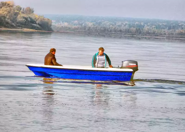 Стеклопластиковая лодка Wyatboat 430 тримаран в Мытищах