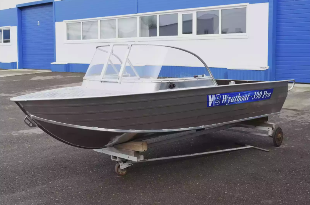 Алюминиевая лодка Wyatboat-390 Pro в Мытищах