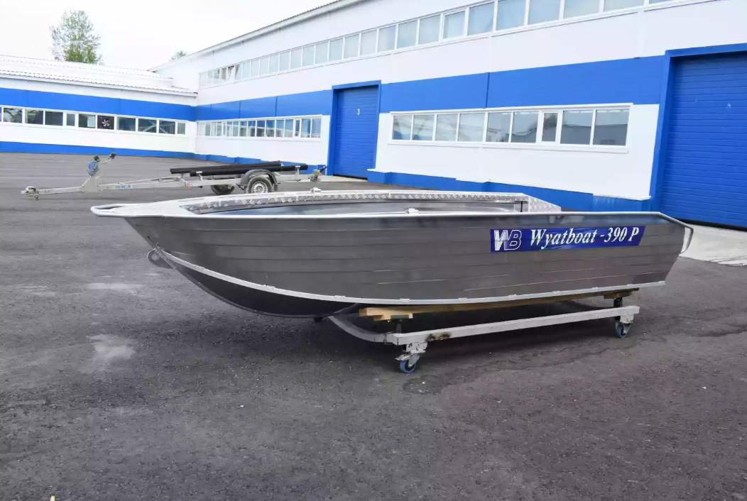 Алюминиевая лодка Wyatboat-390Р Увеличенный борт в Мытищах