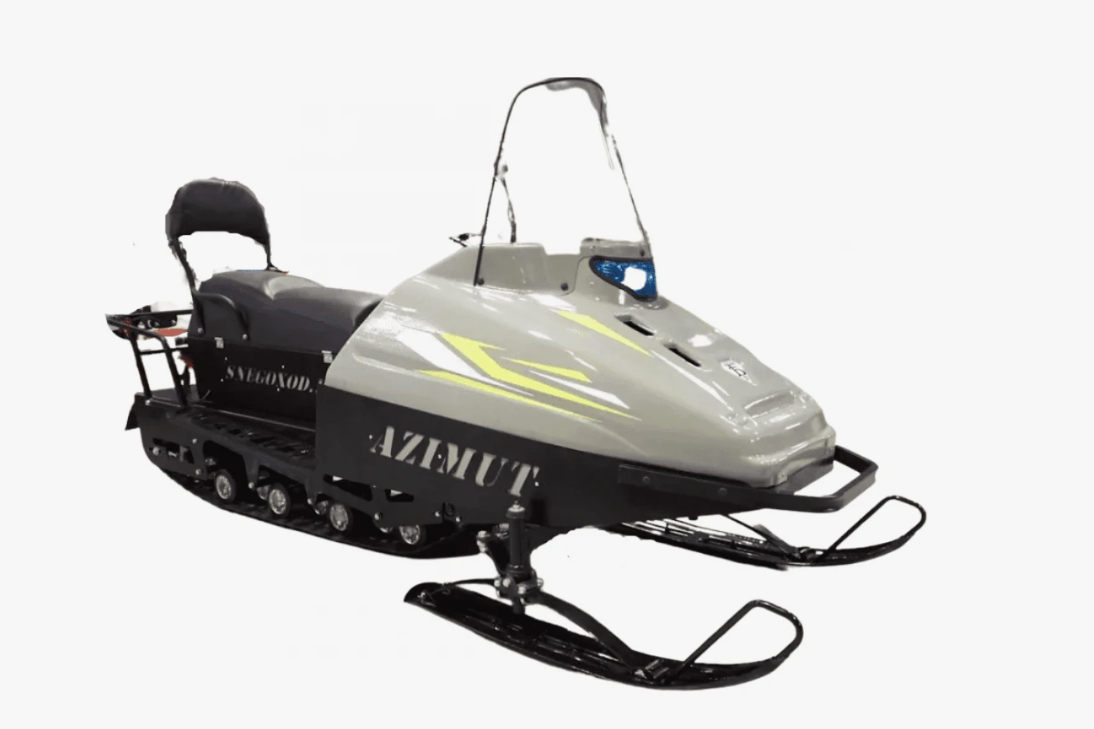 Миниснегоход Бурлак Азимут 20 л.с. , эл.запуск, реверс, тормоз гидравл, капот серый в Мытищах