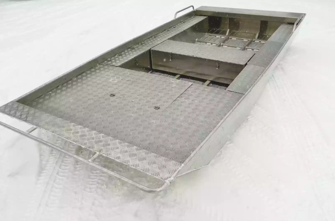Алюминиевая лодка Wyatboat-390 Jonboat в Мытищах