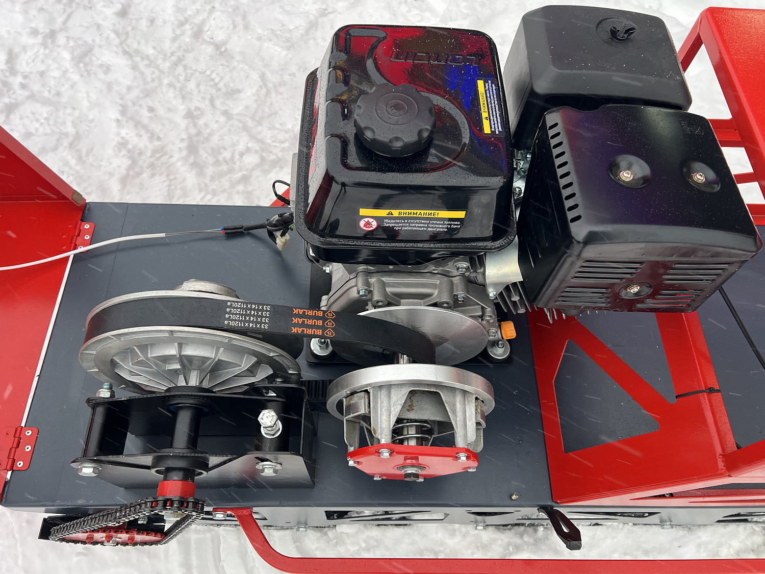 Мотобуксировщик EX-MOTO SNOWDOG S500 15л.с в Мытищах