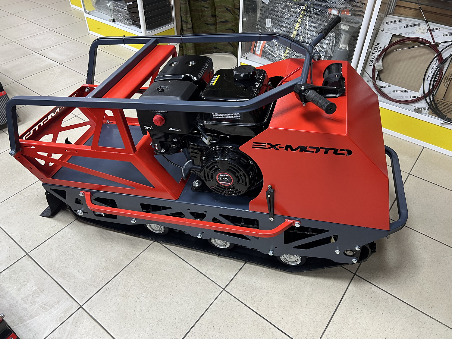 Мотобуксировщик EX-MOTO SNOWDOG S500 15л.с в Мытищах