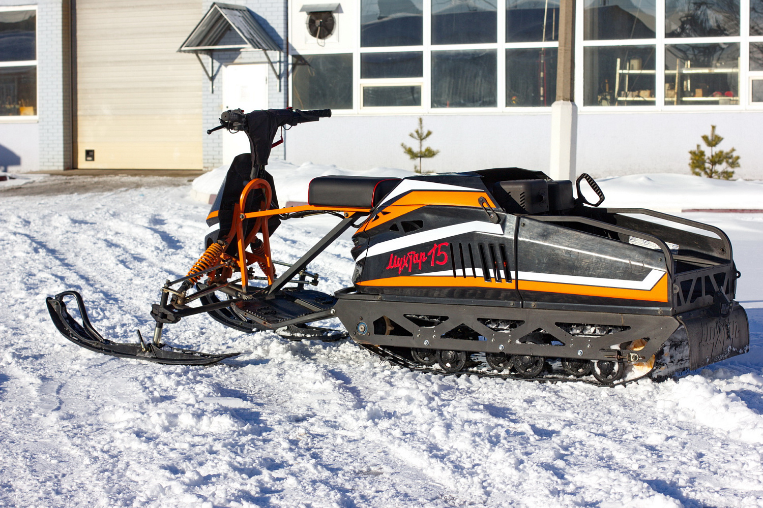 Мотобуксировщик IRBIS Мухтар 15 с лыжным модулем в комплекте в Мытищах