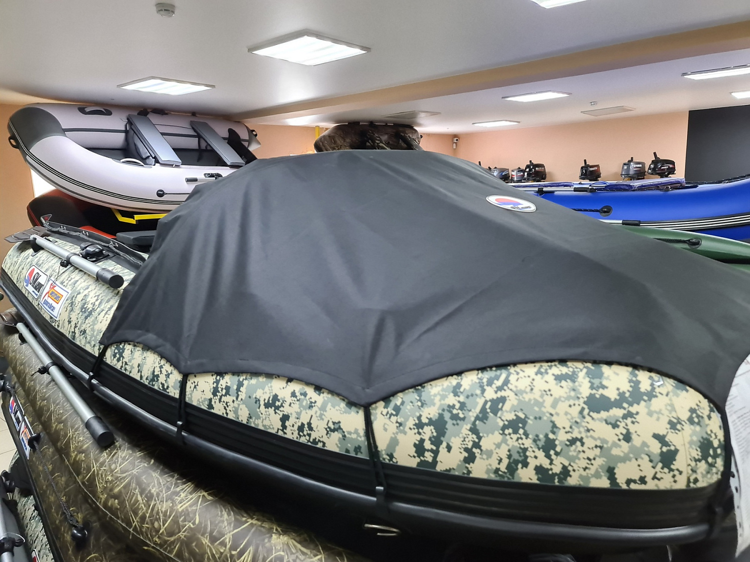 КОМПЛЕКТ НОСОВОГО ТЕНТА К ЛОДКЕ SMARINE AIR MAX 380 ЧЕРНЫЙ в Мытищах