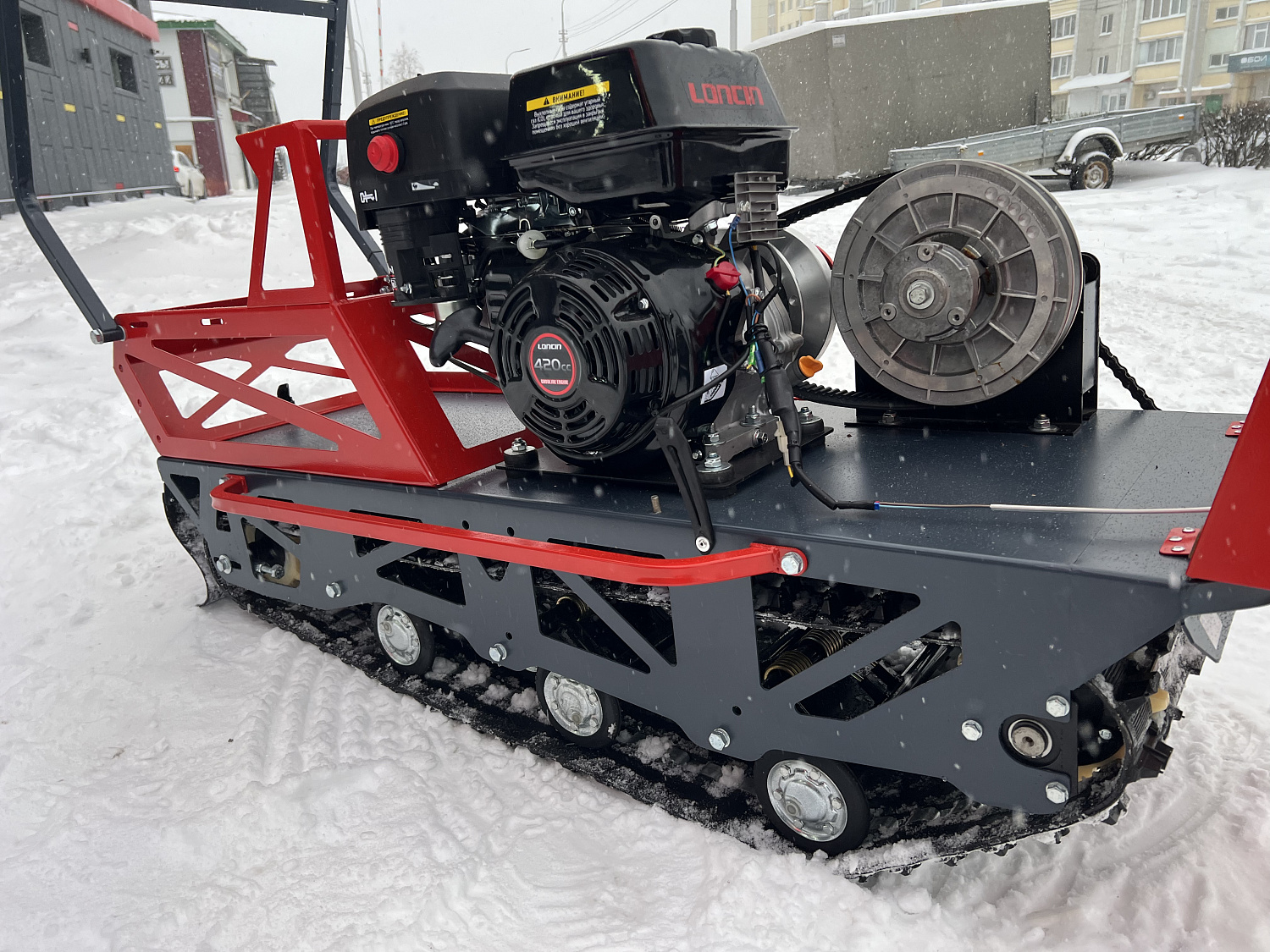 Мотобуксировщик EX-MOTO SNOWDOG S500 15л.с в Мытищах