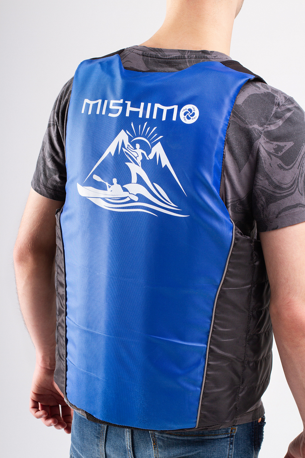 Жилет спасательный MISHIMO PRO Премиум качества Черно-синий в Мытищах