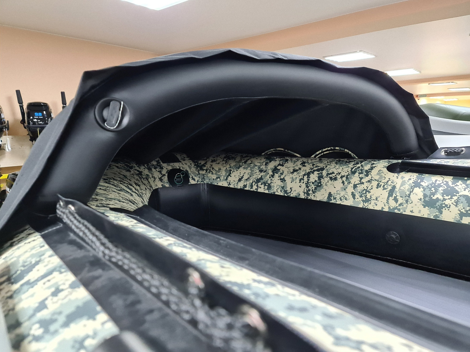 КОМПЛЕКТ НОСОВОГО ТЕНТА К ЛОДКЕ SMARINE AIR MAX 380 ЧЕРНЫЙ в Мытищах