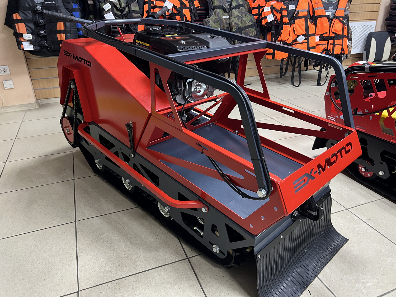 Мотобуксировщик EX-MOTO SNOWDOG S500 15л.с в Мытищах