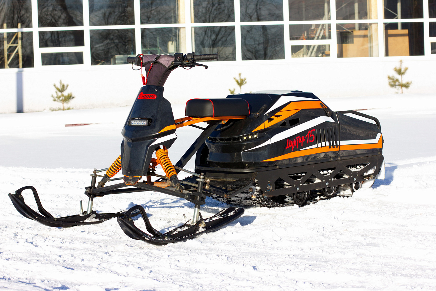 Мотобуксировщик IRBIS Мухтар 15 с лыжным модулем в комплекте в Мытищах