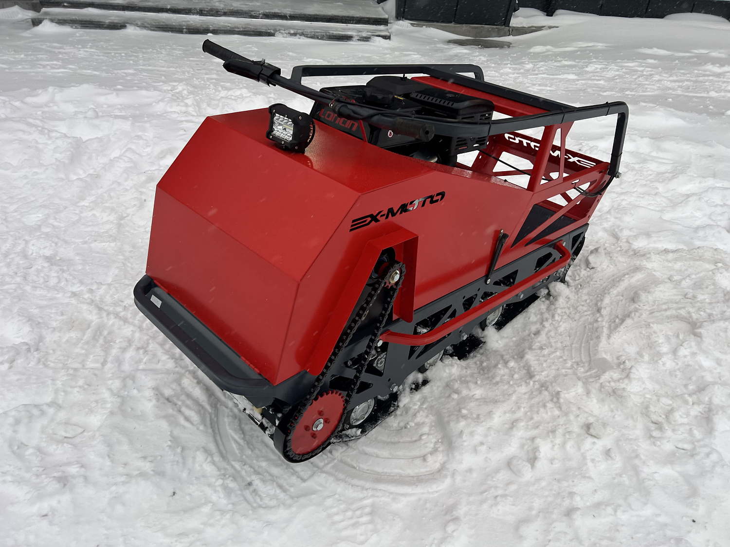 Мотобуксировщик EX-MOTO SNOWDOG S500 15л.с в Мытищах