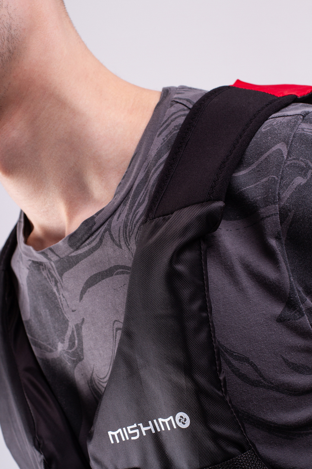 Жилет спасательный MISHIMO PRO Премиум качества Черно-красный в Мытищах